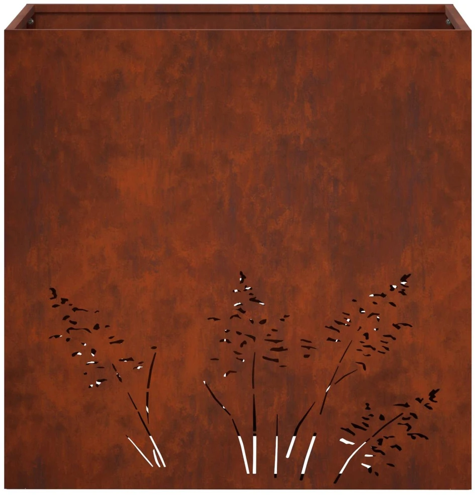 Sodo vazonas 2 vnt. Rūdijanti 50 x 30 x 49 cm
