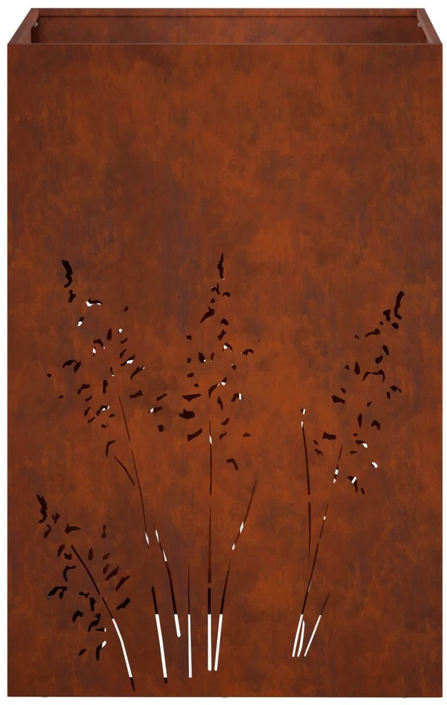 Sodo vazonas 2 vnt. Rūdijanti 50 x 50 x 75 cm