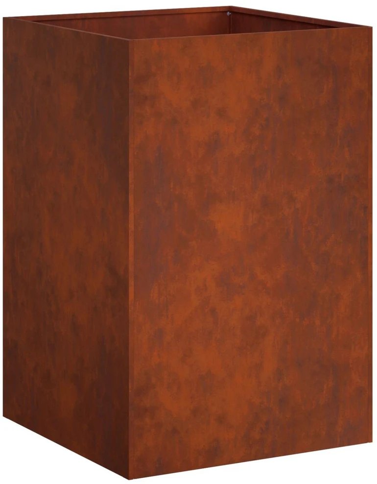 Sodo vazonas 2 vnt. Rūdijanti 50 x 50 x 75 cm