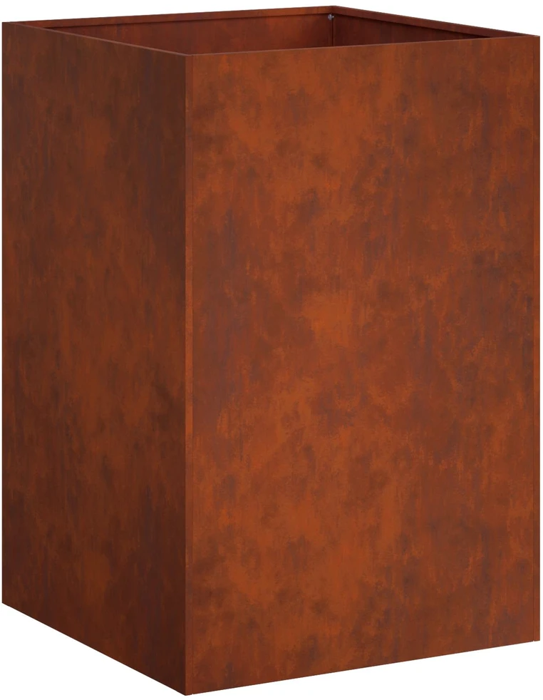 Sodo vazonas 2 vnt. Rūdijanti 50 x 50 x 75 cm