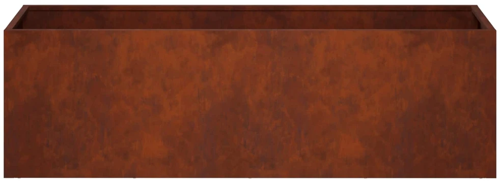 Sodo vazonas 2 vnt. Rūdijanti 80 x 30 x 30 cm
