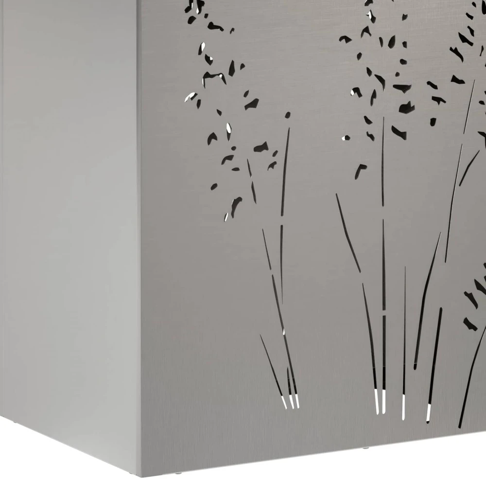 Sodo vazonas 2 vnt. Sidabrinė 50 x 30 x 75 cm
