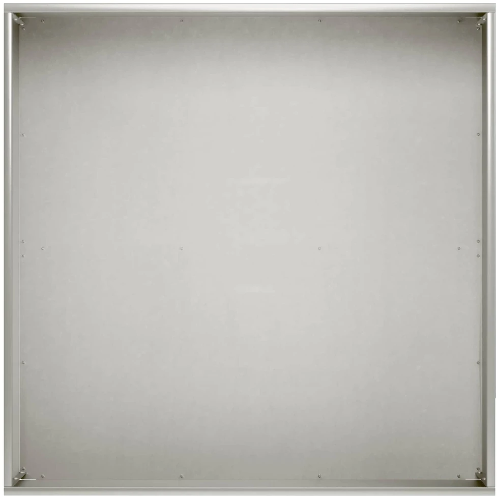 Sodo vazonas 2 vnt. Sidabrinė 60 x 60 x 20 cm