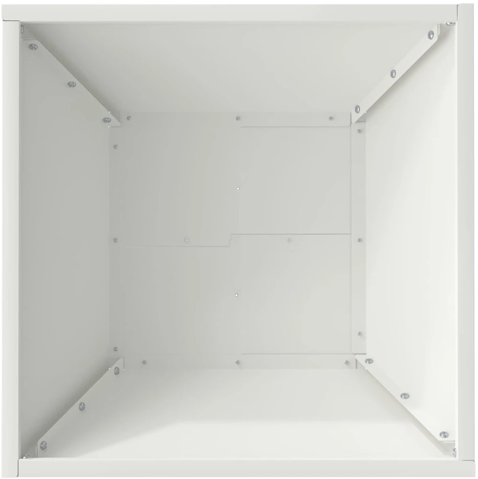 Sodo vazonas 5 vnt. Balta 40 x 40 x 15 cm
