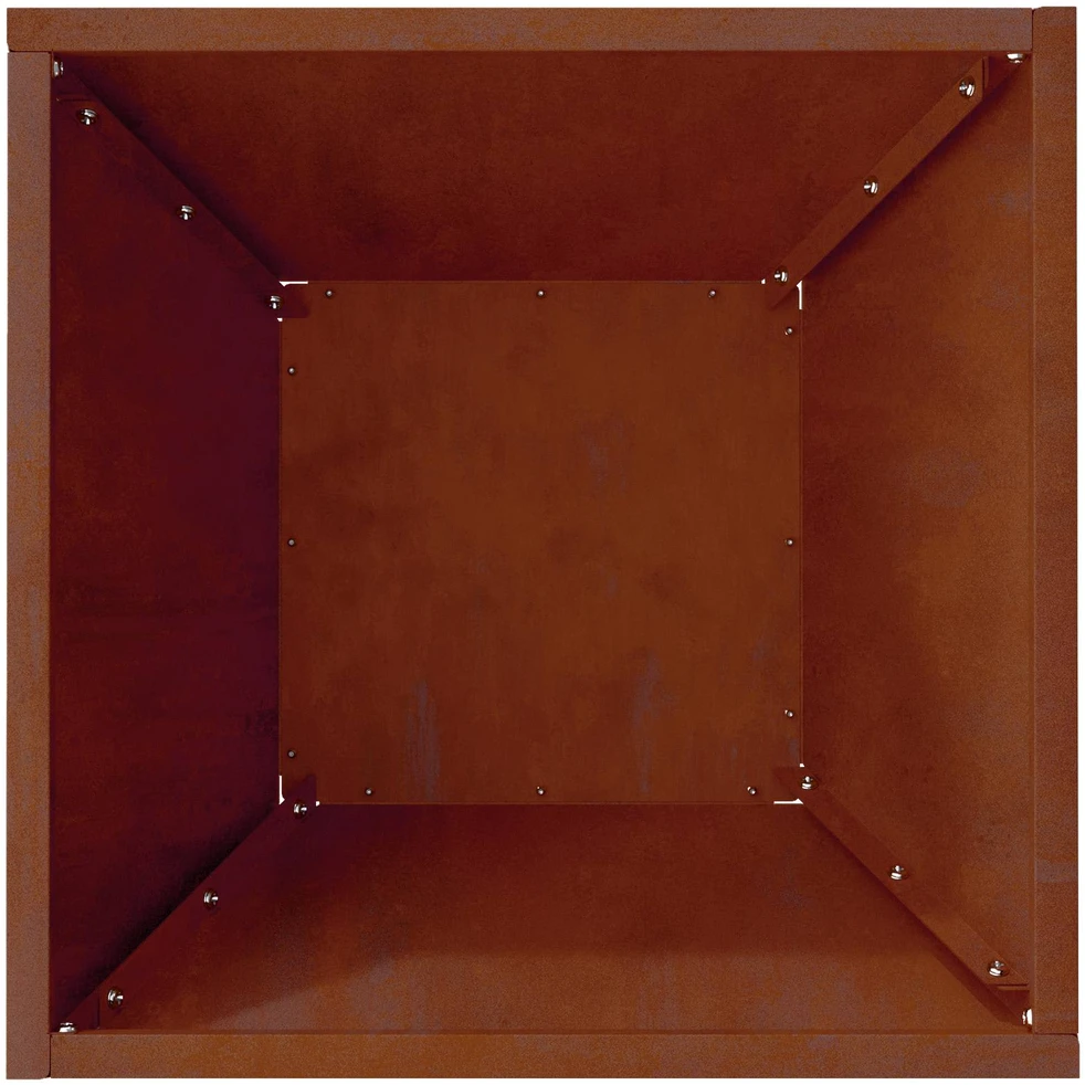 Sodo vazonas 5 vnt. Rūdijanti 35 x 35 x 15 cm