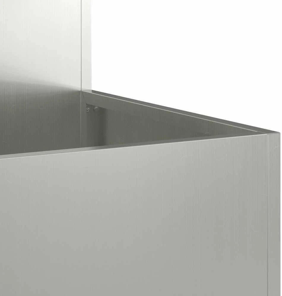 Sodo vazonas Sidabro 80 x 80 x 48 cm Galvanizuotas plienas