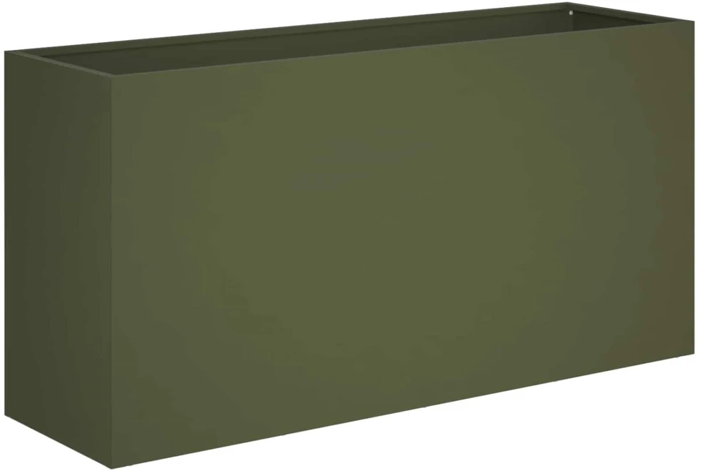 Sodo vazonas Alyvuogių žalia 100 x 30 x 40 cm