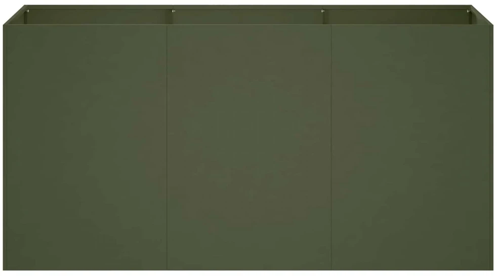 Sodo vazonas Alyvuogių žalia 120 x 40 x 60 cm