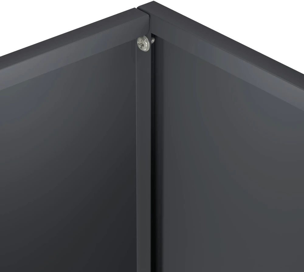 Sodo vazonas Antracito 20 x 20 x 75 cm Šaltai valcuotas plienas