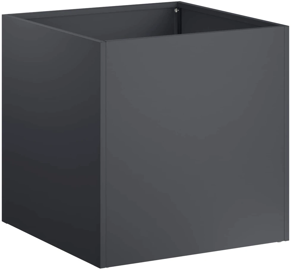 Sodo vazonas Antracito 25 x 25 x 25 cm Šaltai valcuotas plienas