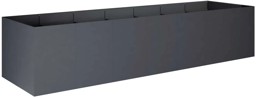 Sodo vazonas Antracito 280 x 80 x 60 cm