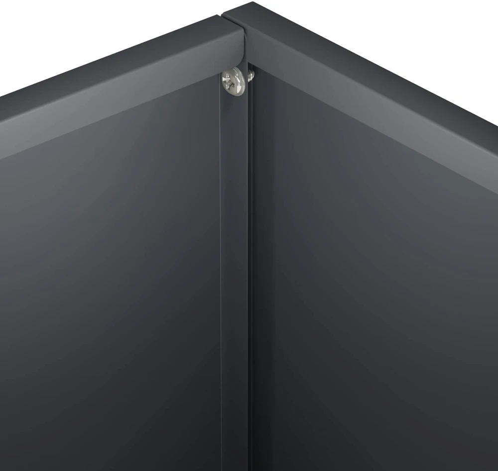 Sodo vazonas Antracito 40 x 30 x 30 cm Šaltai valcuotas plienas