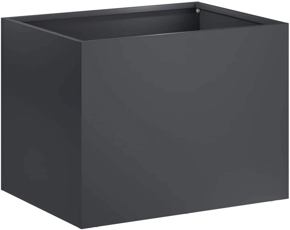 Sodo vazonas Antracito 40 x 30 x 30 cm Šaltai valcuotas plienas