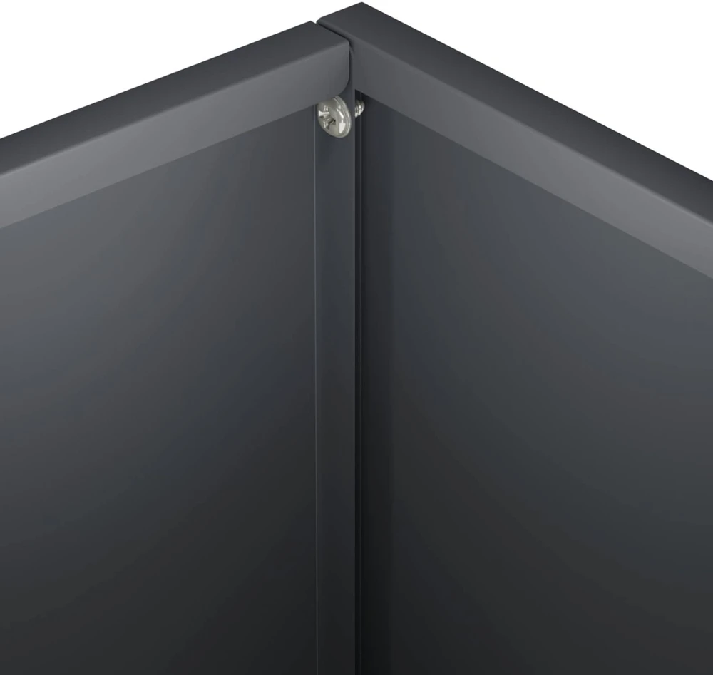 Sodo vazonas Antracito 40 x 30 x 30 cm Šaltai valcuotas plienas