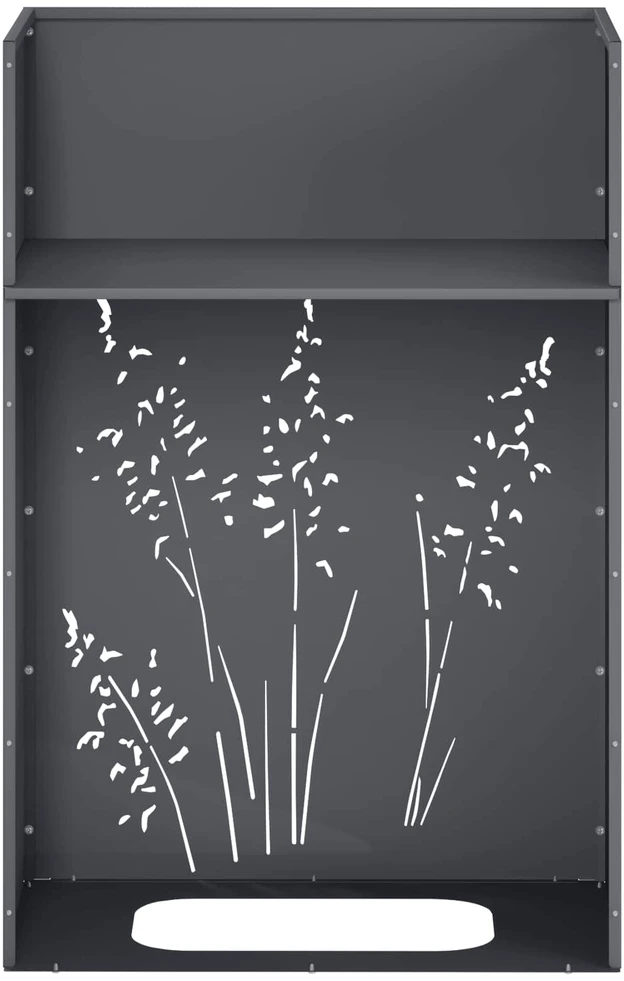 Sodo vazonas Antracito 50 x 30 x 75 cm Šaltai valcuotas plienas