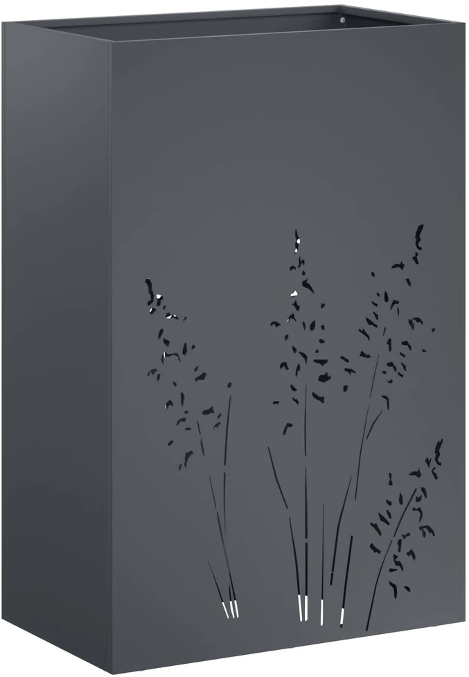 Sodo vazonas Antracito 50 x 30 x 75 cm Šaltai valcuotas plienas