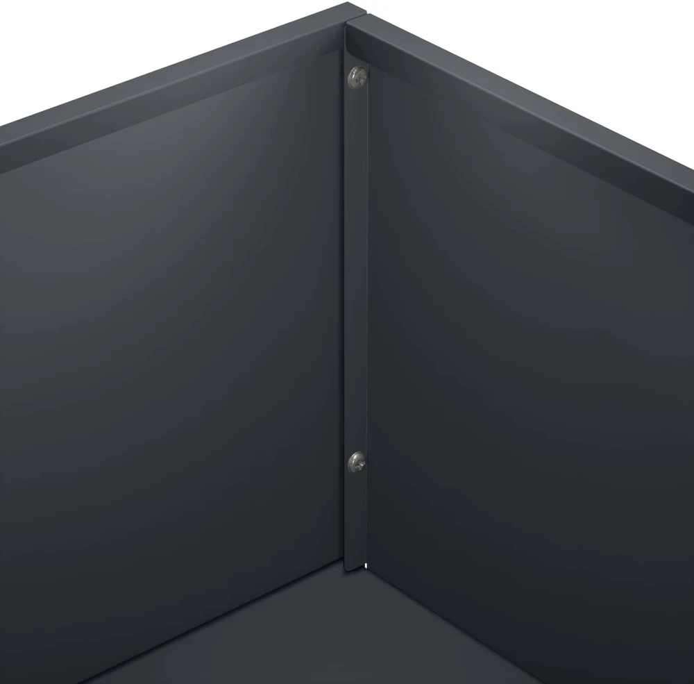 Sodo vazonas Antracito 50 x 50 x 75 cm Šaltai valcuotas plienas