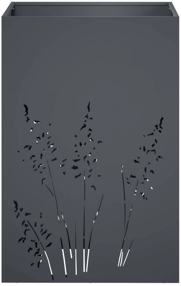 Sodo vazonas Antracito 50 x 50 x 75 cm Šaltai valcuotas plienas