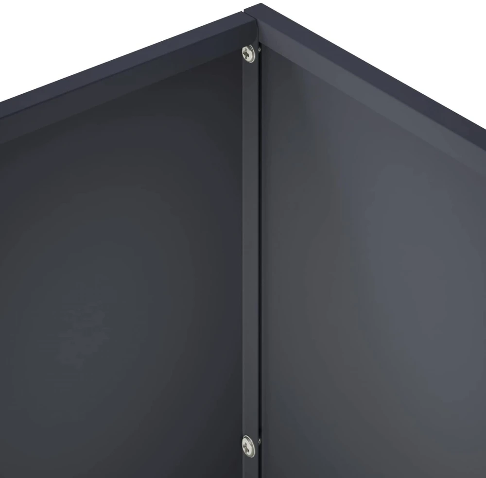 Sodo vazonas Antracito 60 x 30 x 50 cm Šaltai valcuotas plienas