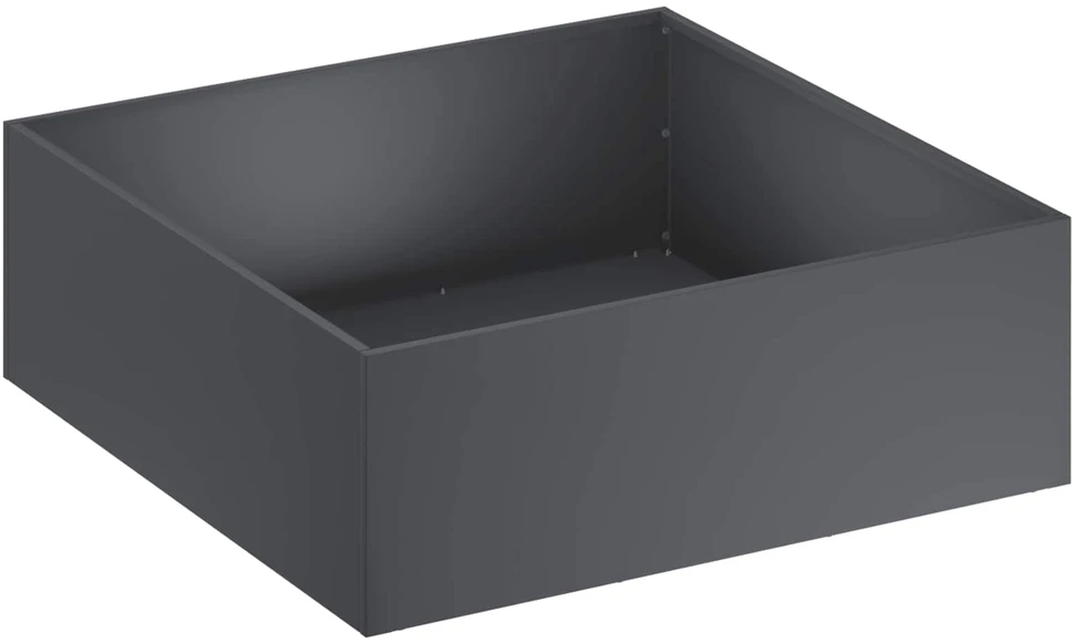 Sodo vazonas Antracito 60 x 60 x 20 cm Šaltai valcuotas plienas