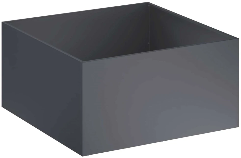 Sodo vazonas Antracito 60 x 60 x 40 cm Šaltai valcuotas plienas
