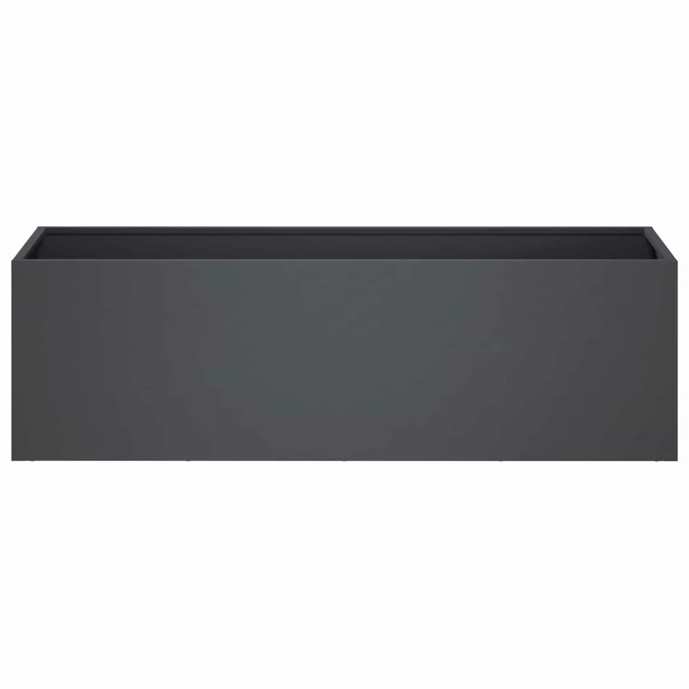 Sodo vazonas Antracito 80 x 30 x 30 cm Šaltai valcuotas plienas