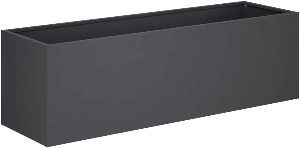 Sodo vazonas Antracito 80 x 30 x 30 cm Šaltai valcuotas plienas