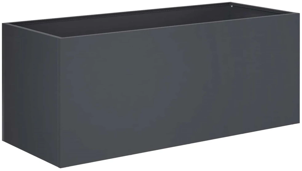 Sodo vazonas Antracito 80 x 40 x 40 cm Šaltai valcuotas plienas