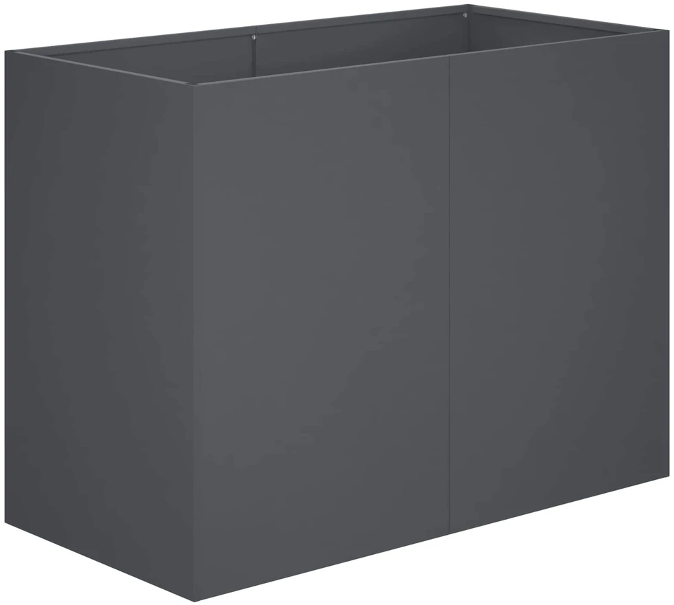 Sodo vazonas Antracito 80 x 40 x 60 cm Šaltai valcuotas plienas
