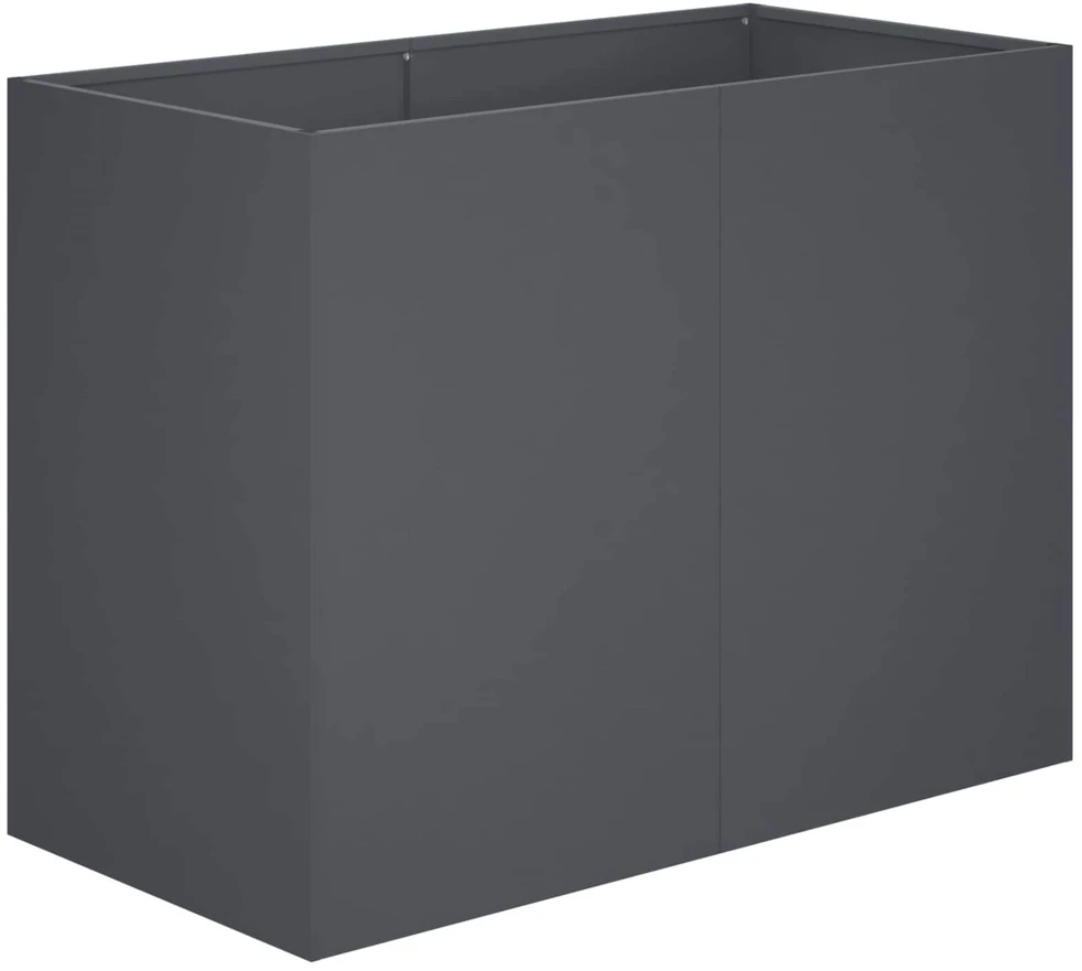 Sodo vazonas Antracito 80 x 40 x 60 cm Šaltai valcuotas plienas