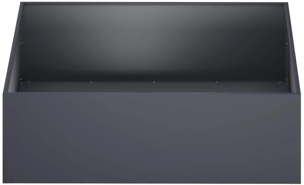 Sodo vazonas Antracito 80 x 80 x 30 cm Šaltai valcuotas plienas