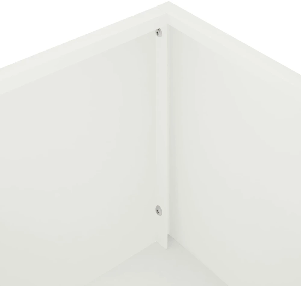 Sodo vazonas Balta 100 x 20 x 49 cm Šaltai valcuotas plienas
