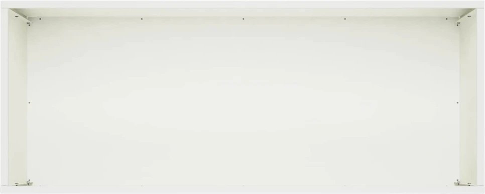 Sodo vazonas Balta 100 x 40 x 40 cm Šaltai valcuotas plienas