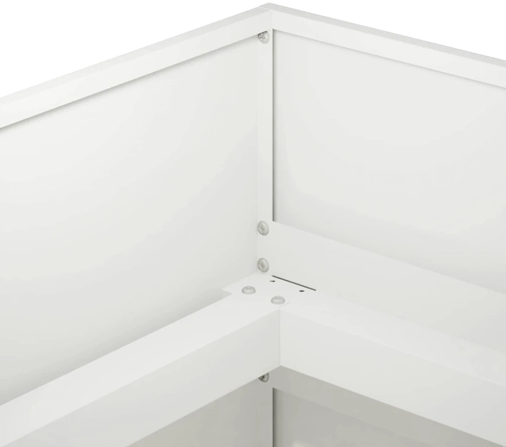 Sodo vazonas Balta 200 x 80 x 60 cm Šaltai valcuotas plienas