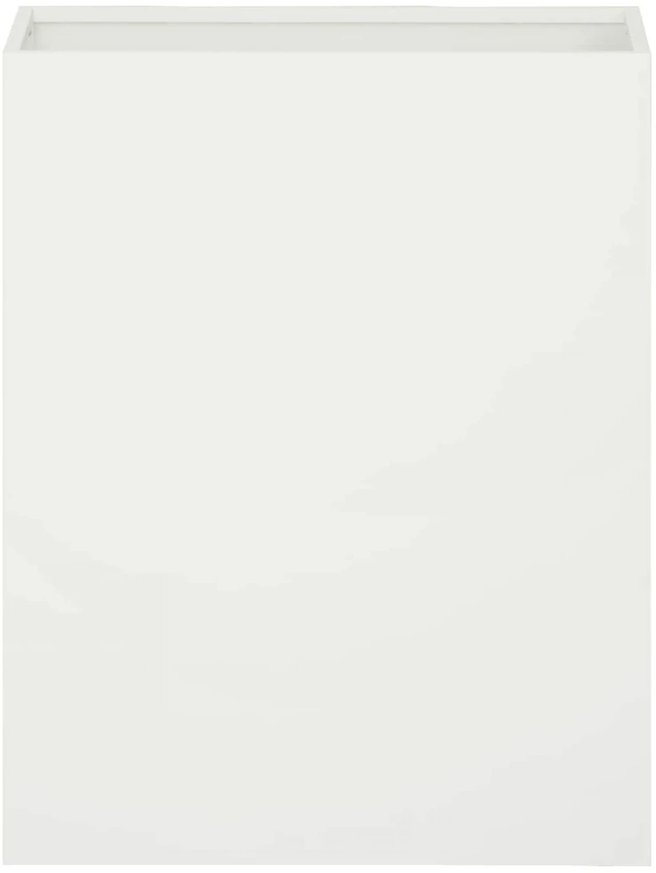 Sodo vazonas Balta 40 x 20 x 40 cm Šaltai valcuotas plienas