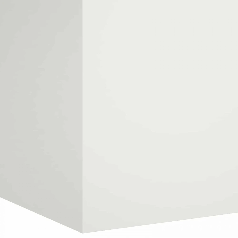 Sodo vazonas Balta 40 x 40 x 60 cm Šaltai valcuotas plienas