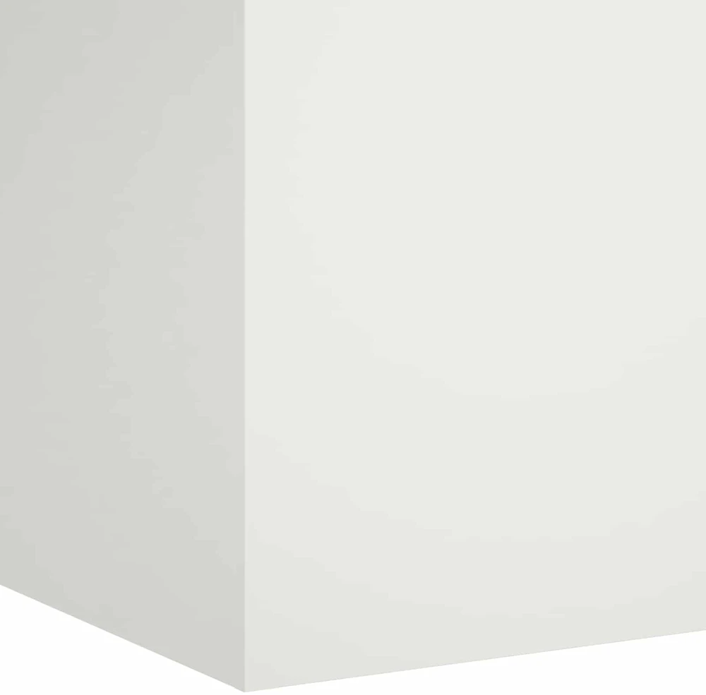 Sodo vazonas Balta 40 x 40 x 60 cm Šaltai valcuotas plienas