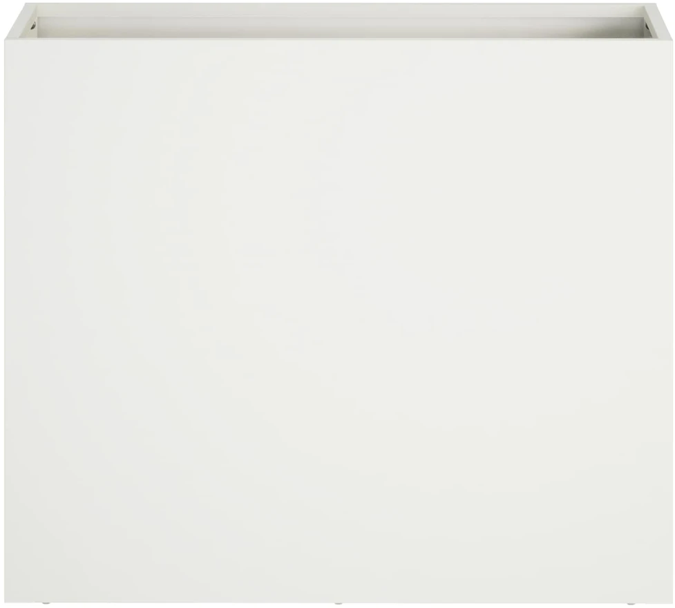 Sodo vazonas Balta 50 x 20 x 40 cm Šaltai valcuotas plienas