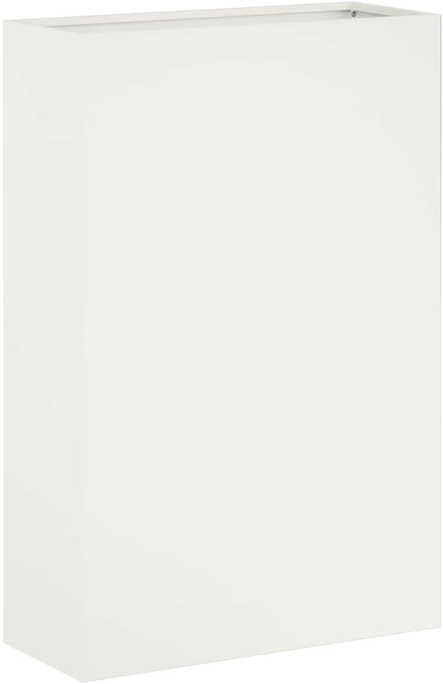 Sodo vazonas Balta 50 x 20 x 75 cm Šaltai valcuotas plienas