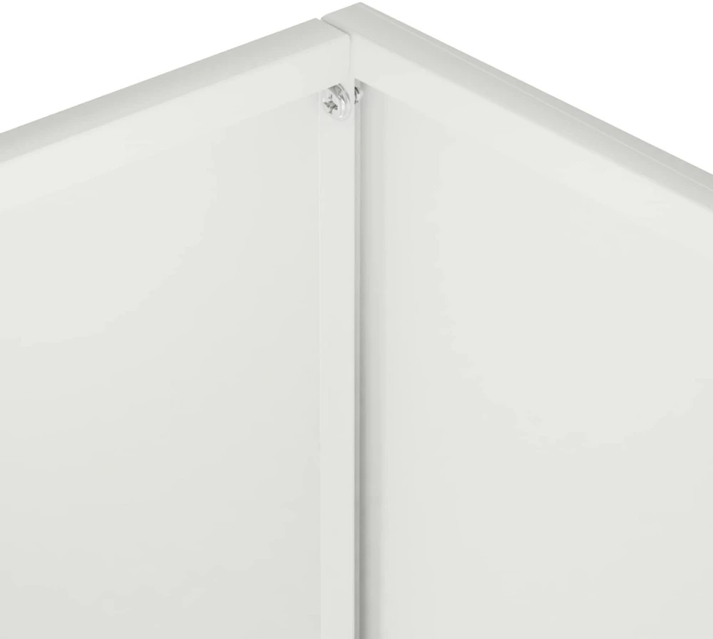 Sodo vazonas Balta 50 x 40 x 50 cm Šaltai valcuotas plienas