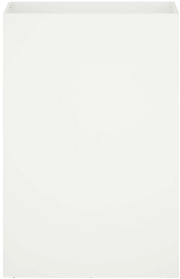 Sodo vazonas Balta 50 x 40 x 75 cm Šaltai valcuotas plienas