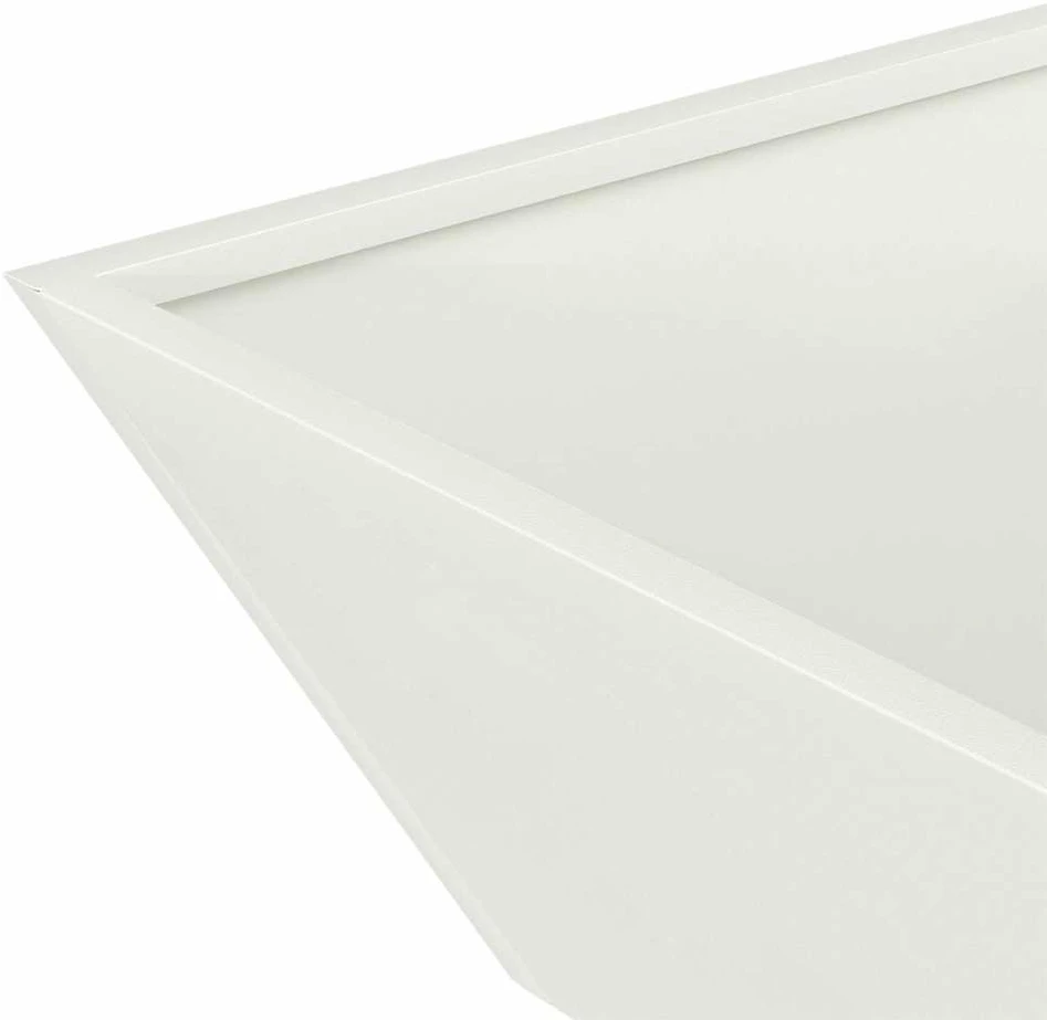 Sodo vazonas Balta 50 x 50 x 15 cm Šaltai valcuotas plienas