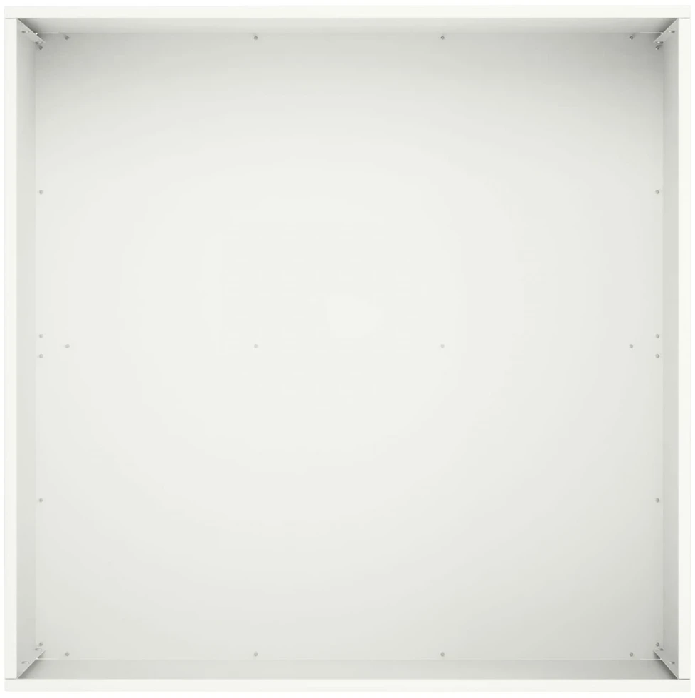 Sodo vazonas Balta 60 x 60 x 30 cm Šaltai valcuotas plienas