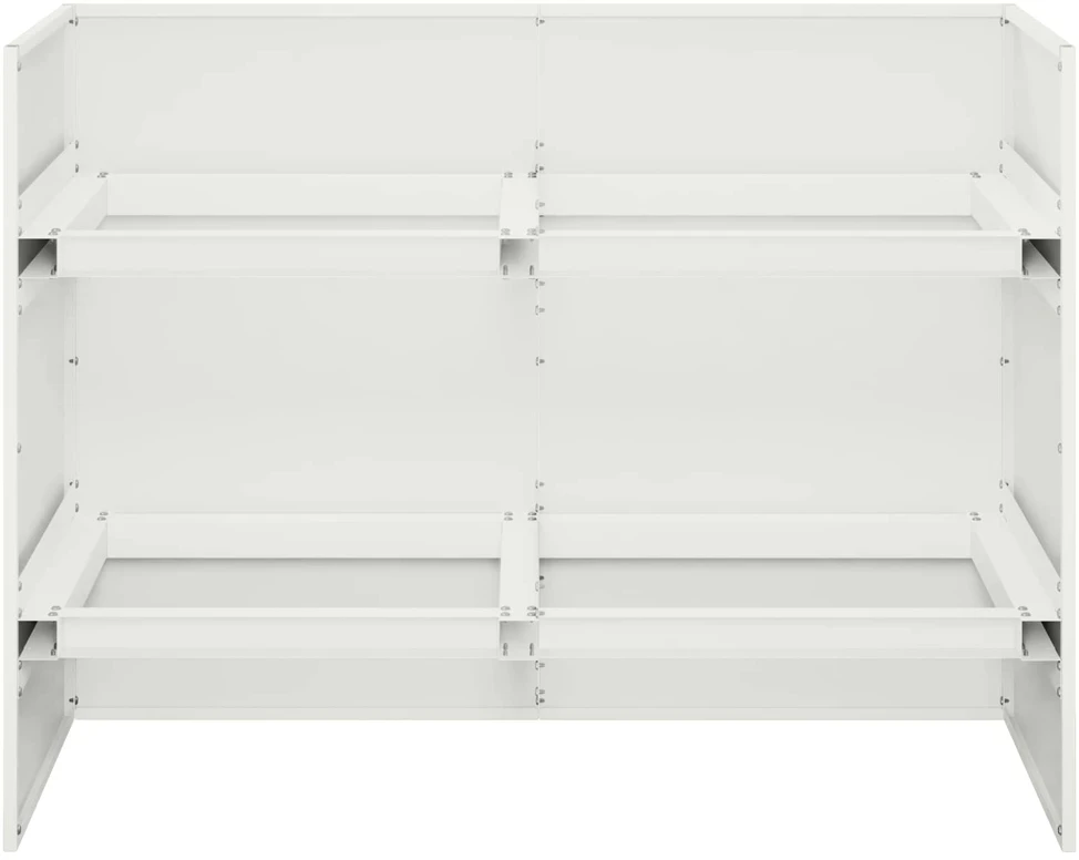 Sodo vazonas Balta 80 x 40 x 60 cm Šaltai valcuotas plienas