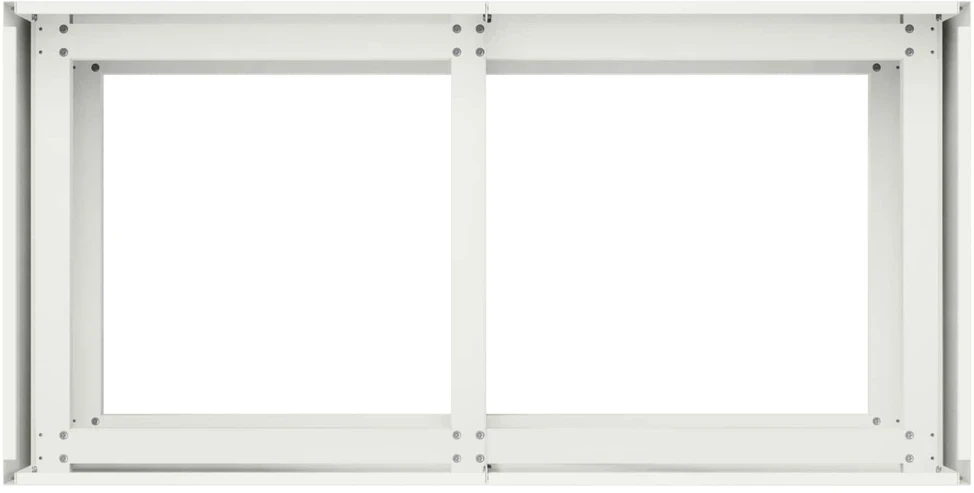 Sodo vazonas Balta 80 x 40 x 60 cm Šaltai valcuotas plienas