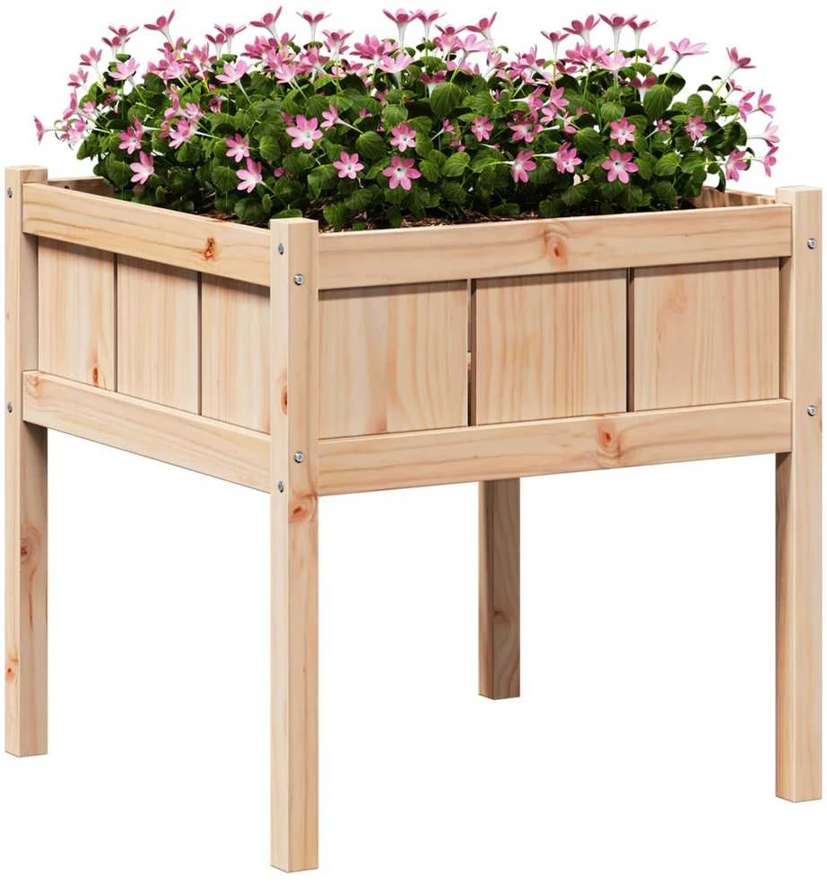 Sodo vazonas Gamta 70 x 70 x 70 cm Kietos pušies mediena