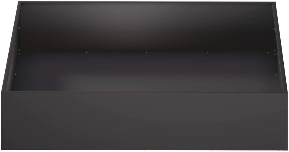 Sodo vazonas Juoda 100 x 100 x 20 cm Šaltai valcuotas plienas