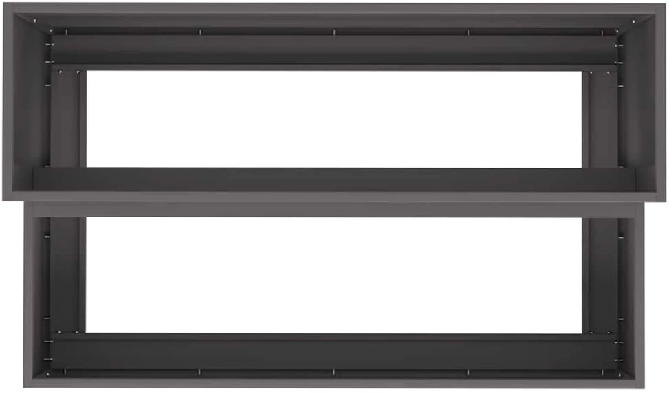 Sodo vazonas Juoda 100 x 60 x 45 cm Šaltai valcuotas plienas