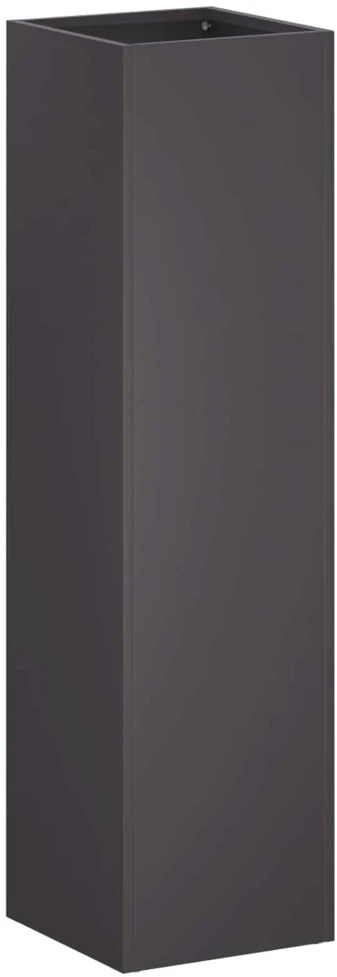 Sodo vazonas Juoda 20 x 20 x 75 cm Šaltai valcuotas plienas