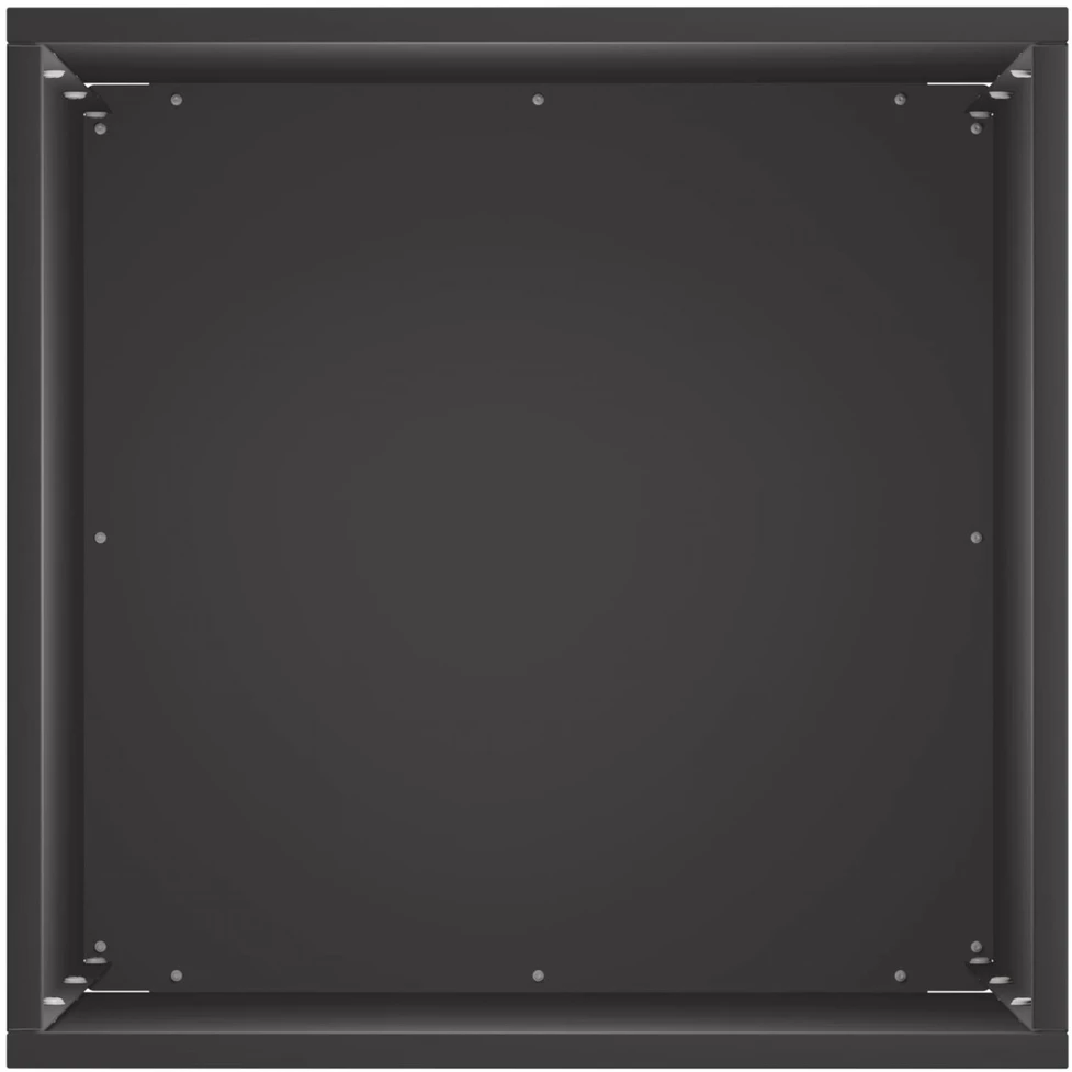 Sodo vazonas Juoda 30 x 30 x 40 cm Šaltai valcuotas plienas